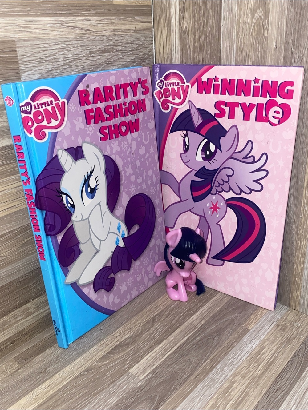 My Little Pony Book Duo - Pink & Purple Twilight Sparkle and Rarity kids books